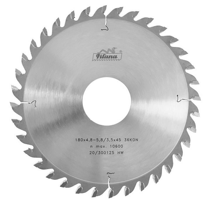 SK předřezávací pilové kotouče na velkoplošné formátování 93 KON FZ