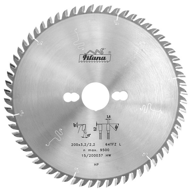 SK formátovací pilové kotouče 97 TFZ L HP